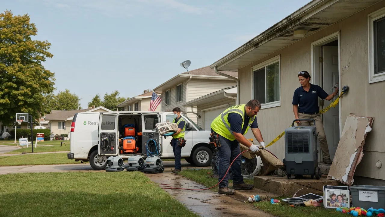 Water Damage Restoration in Manchester, IL near me